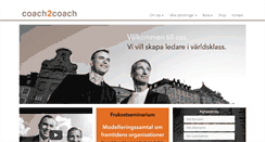 Desktop Screenshot of coach2coach.se