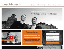 Tablet Screenshot of coach2coach.se